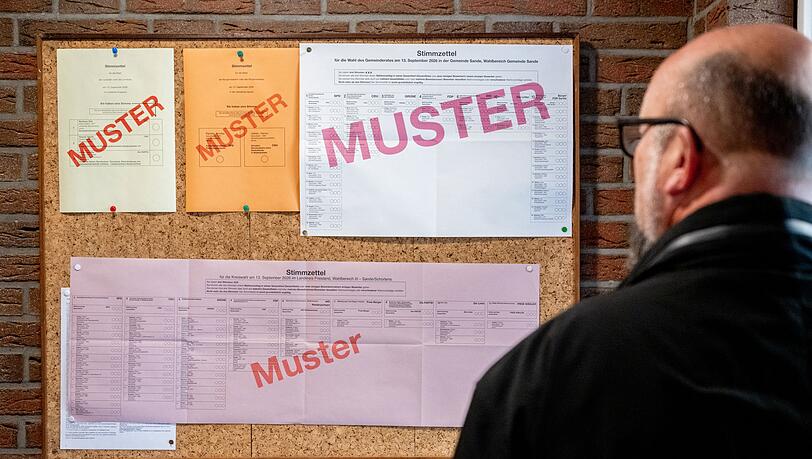 Bis zum Nachmittag lag die Wahlbeteiligung bei der Kommunalwahl etwas höher als 2021. Bis zum Nachmittag lag die Wahlbeteiligung bei der Kommunalwahl etwas höher als 2021.