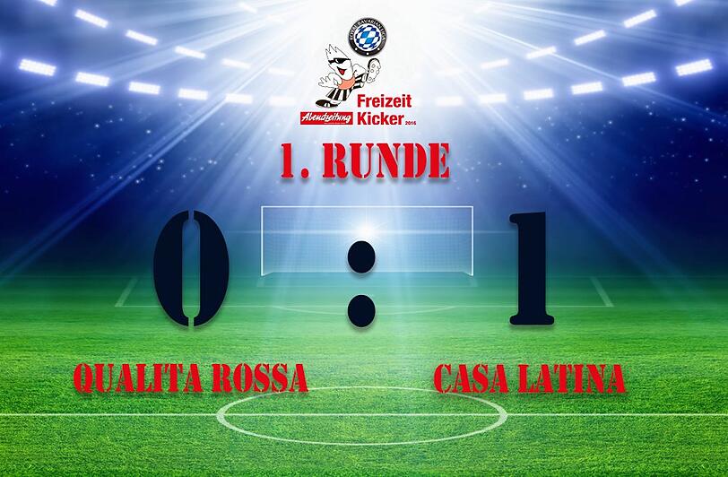 Casa Latina gewinnt mit 0:1 gegen Qualita Rossa.