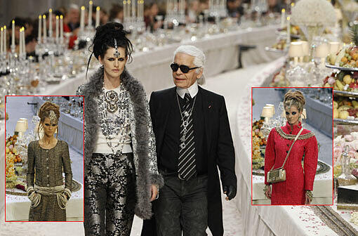Models aus einer anderen Welt: Karl Lagerfeld hat am Dienstag seine neue &bdquo;Chanel Métiers d&rsquo;Art&ldquo;-Kollektion in Paris präsentiert - hier gibt's die besten Bilder.