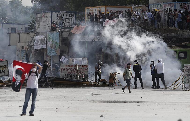 Die Situation auf dem Taksim Platz: Die Bilder.