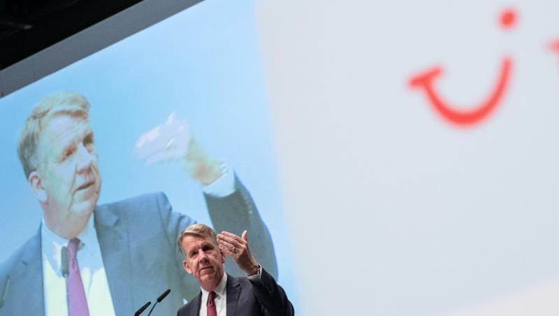 Der Vorstandsvorsitzende der Tui Group, Friedrich Joussen, spricht bei der Hauptversammlung der Tui AG. Der Vorstandsvorsitzende der Tui Group, Friedrich Joussen, spricht bei der Hauptversammlung der Tui AG.