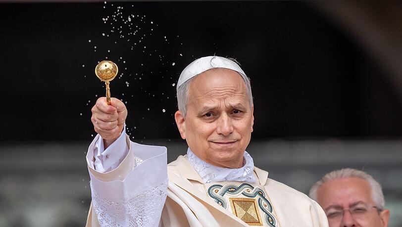 Segen für die Menschen: Papst Leo.