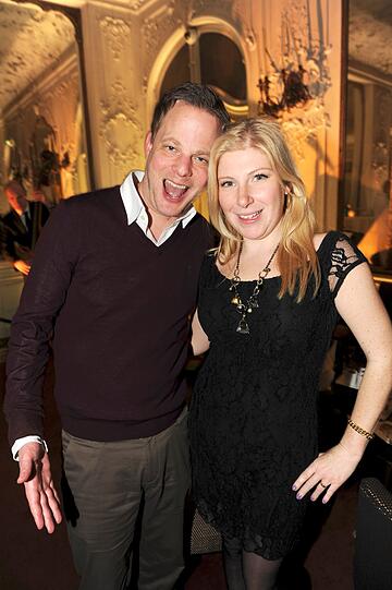 Moritz Wetter von SKY und Carolin Perger von Warner Bros.