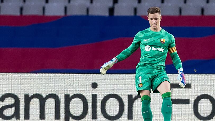 Deutscher Rückhalt im Tor des FC Barcelona: Marc-André ter Stegen.