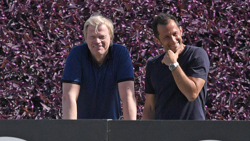 Der künftige Vorstandsboss Oliver Kahn und Sportvorstand Hasan Salihamidzic sind beim FC Bayern für die Transfers zuständig.