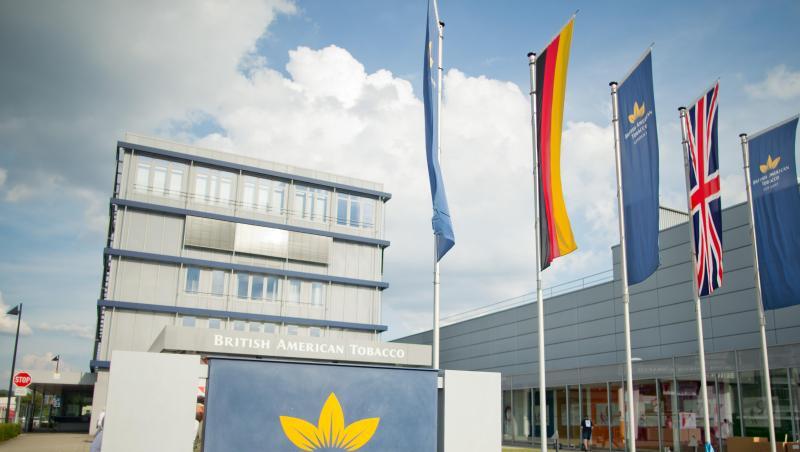 Außenansicht vom Sitz des Zigarettenherstellers British American Tobacco (BAT) in Bayreuth. Foto: Daniel Karmann/Archivbild Außenansicht vom Sitz des Zigarettenherstellers British American Tobacco (BAT) in Bayreuth. Foto: Daniel Karmann/Archivbild