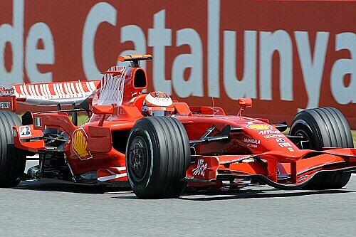 Kimi Räikkönen im Ferrari