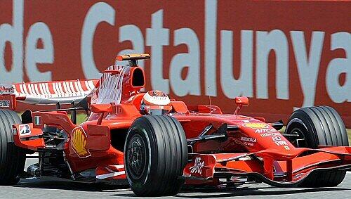 Kimi Räikkönen im Ferrari Kimi Räikkönen im Ferrari
