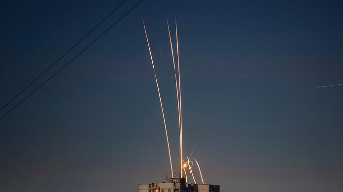 Russische Raketen werden von der Region Belgorod aus auf die Ukraine abgefeuert.