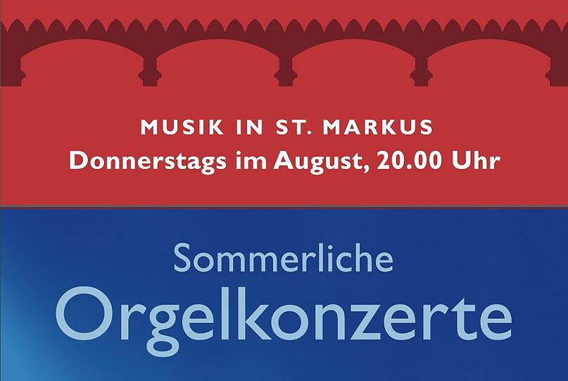 Am 15. August findet das dritte sommerliche Orgelkonzert in der Markuskirche statt.