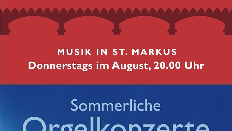 Am 15. August findet das dritte sommerliche Orgelkonzert in der Markuskirche statt. Am 15. August findet das dritte sommerliche Orgelkonzert in der Markuskirche statt.