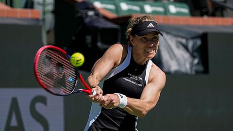 Gewann ihr Auftaktmatch in Indian Wells gegen Petra Martic: Angelique Kerber.