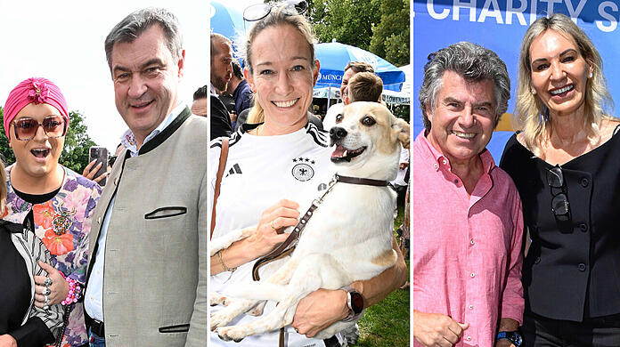 Diese prominenten Gesichter sind zum Sommerfest von Saskia Greipl gekommen...