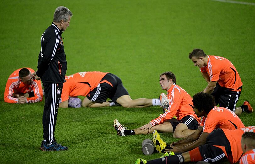 Der FC Bayern am dritten Trainingstag in Doha.