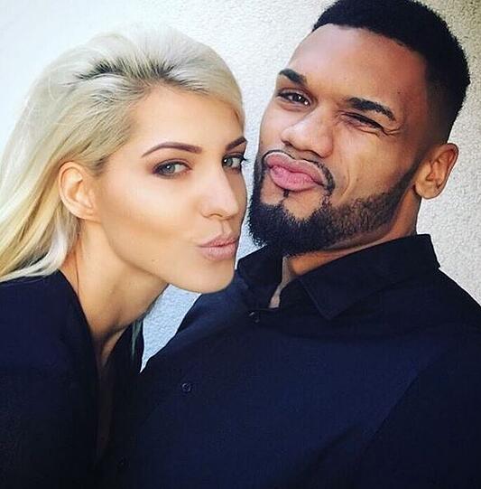 Sarah Nowak und ihr neuer Freund Dominc Harrison