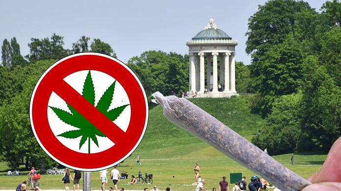 Im Englischen Garten hat der Freistaat das Kiffen verboten. Wie teuer es genau wird, erwischt zu werden, definiert aber die Stadt.