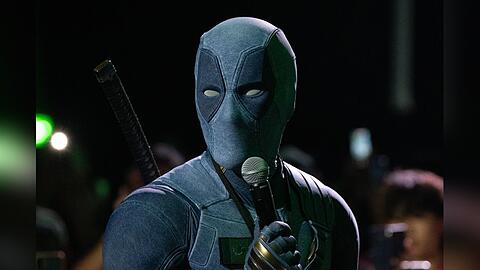 Ryan Reynolds als Deadpool bei der San Diego Comic Convention.