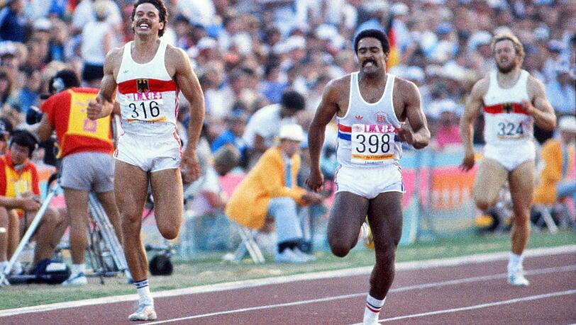 "Wir teilen uns eine Menge Geschichte", sagt Daley Thompson (r.) über seine legendären Duelle mit Jürgen Hingsen (l.). "Wir teilen uns eine Menge Geschichte", sagt Daley Thompson (r.) über seine legendären Duelle mit Jürgen Hingsen (l.).