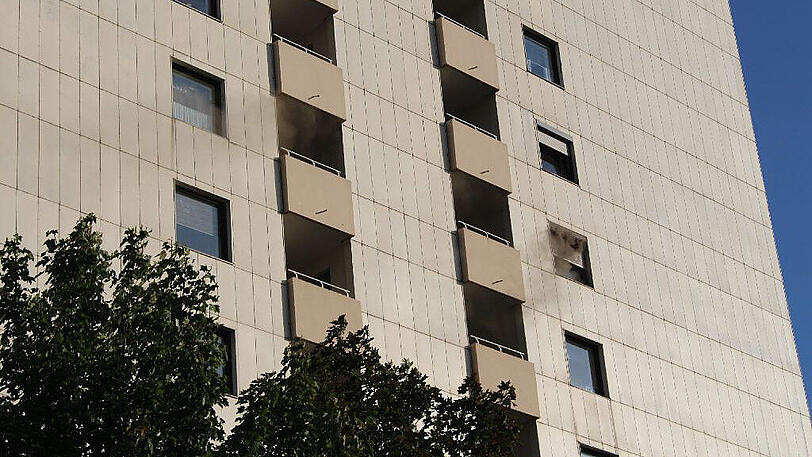 Im siebten Stock brach das Feuer aus.