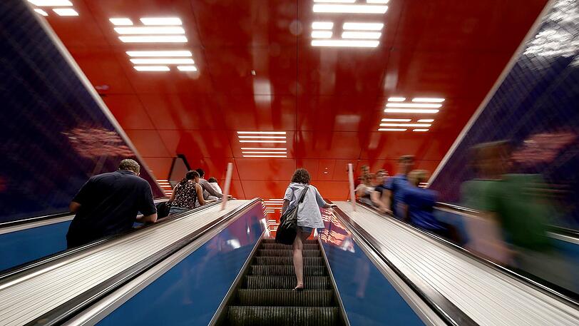 Der Vorfall ereignete sich auf einer Rolltreppe am Marienplatz. (Archivbild)