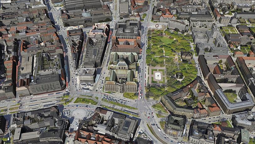 Die Elisenstraße liegt zwischen dem Alten Botanischen Garten und dem Justizpalast. Die Elisenstraße liegt zwischen dem Alten Botanischen Garten und dem Justizpalast.
