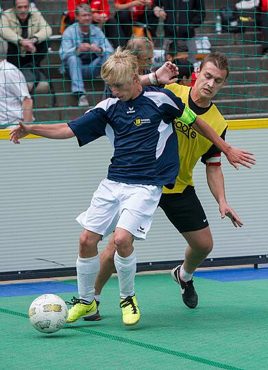 Bilder vom European-Homeless-Cup 2013 am Odeonsplatz.