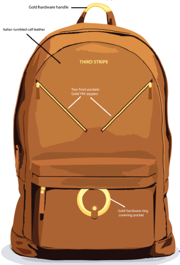 Aktuelles Tauschobjekt: Ein luxuriöser Rucksack von Joshua Lee.