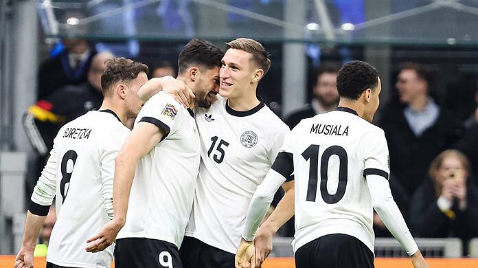 Duo mit Wucht und Präsenz: Beim Hinspiel in Mailand sorgten Tim Kleindienst und Nico Schlotterback nach der Pause für die DFB-Wende, beim Rückspiel in Dortmund dürften beide daher von Anfang an gesetzt sein.