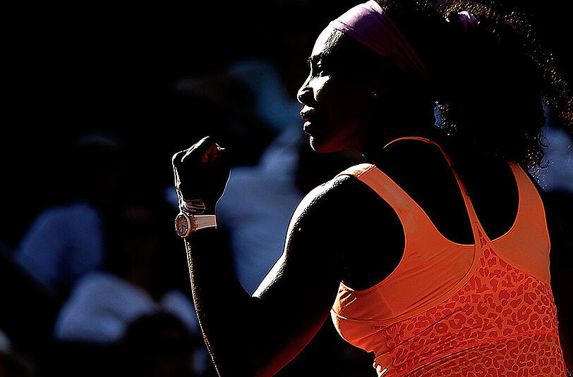 Ohne Drama geht es nicht: Serena Williams war auch im Halbfinale der French Open gegen Timea Bacsinszky aus der Schweiz für ein spektakuläres Schauspiel gut.