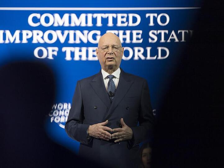 Klaus Schwab, Gründer und Vorstandsvorsitzender des Weltwirtschaftsforums.