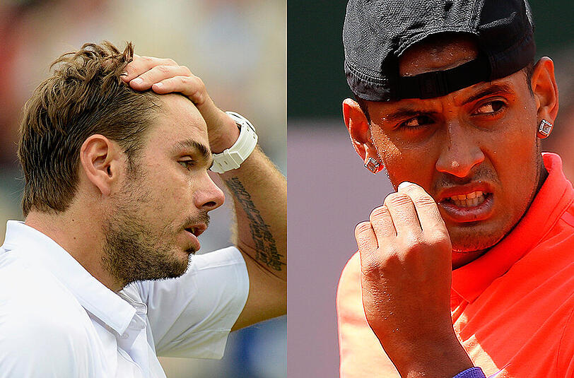 Werden keine Freunde mehr: Stan Wawrinka (links) und Nick Kyrgios.