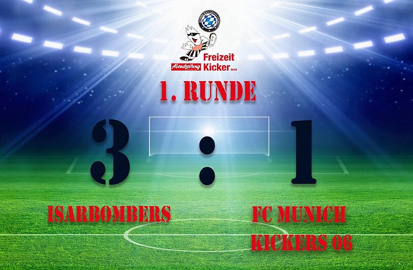 Die Isarbombers gewannen die Partie mit 3:1.