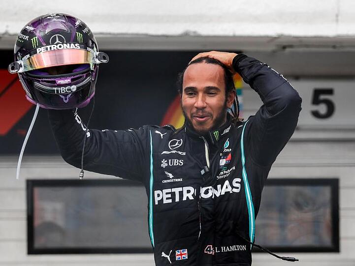 Nahm mit Christina Aguilera einen Song auf: Formel-1-Weltmeister Lewis Hamilton.