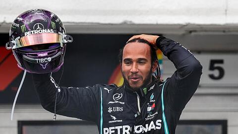 Nahm mit Christina Aguilera einen Song auf: Formel-1-Weltmeister Lewis Hamilton.