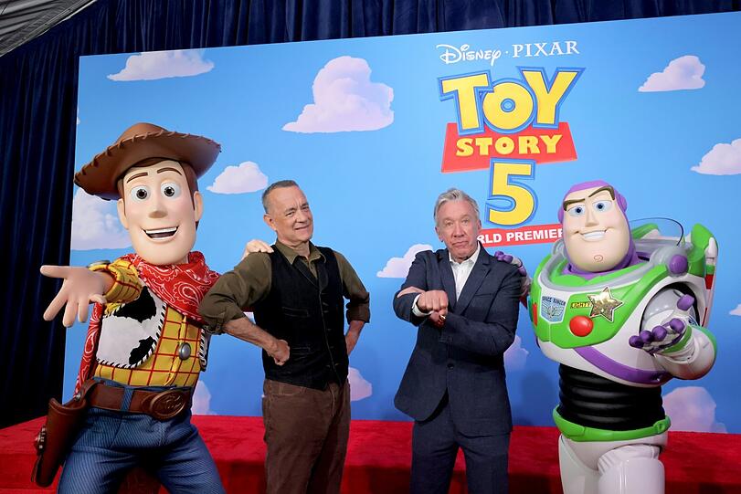 Tom Hanks and Tim Allen bei der Premiere im Dolby Theatre in Los Angeles Tom Hanks and Tim Allen bei der Premiere im Dolby Theatre in Los Angeles