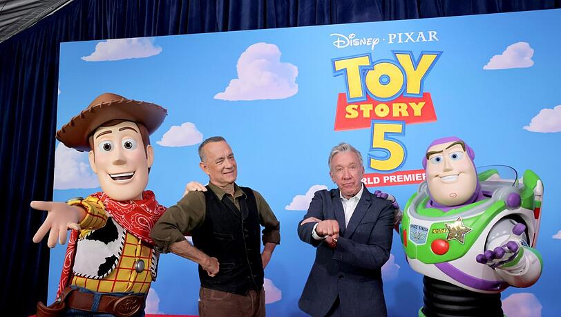 Tom Hanks and Tim Allen bei der Premiere im Dolby Theatre in Los Angeles Tom Hanks and Tim Allen bei der Premiere im Dolby Theatre in Los Angeles