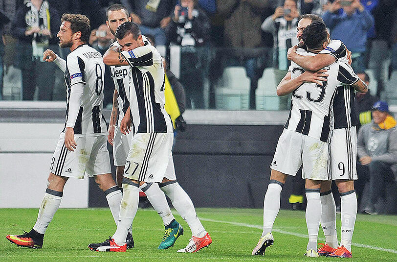 Platz 8: Juventus Turin. Durchschnittliches Jahresgehalt eines Spielers: 4,61 Millionen Euro. Tabellenplatz in der italienischen Serie A: 1.