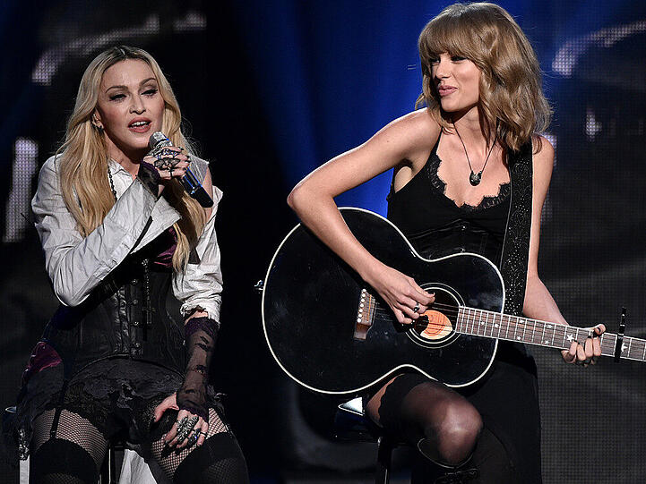 Madonna und Taylor Swift rocken die "iHeart Radio Awards" in L.A.