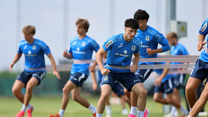 Voller Fokus: Der TSV 1860 im Trainingslager in Bad F&uuml;ssing.