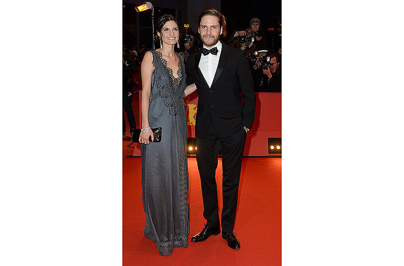 Daniel Brüh zusammen mit Freundin Felicitas Rombold bei der Berlinale.