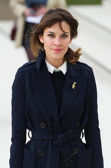 Moderatorin und It-Girl Alexa Chung bei der Fashion Week in London.