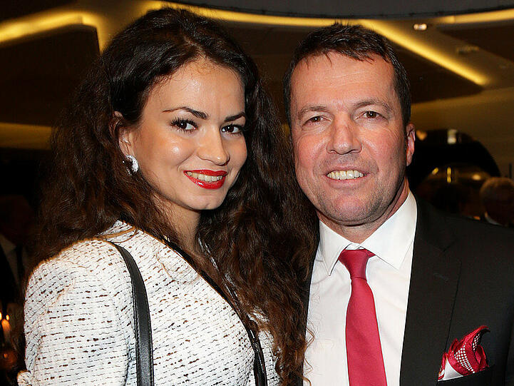 Das Brautpaar in spe: Anastasia Klimko und Lothar Matthäus
