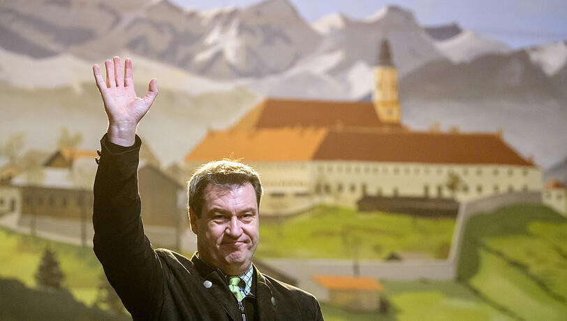 Bayerns neuer Ministerpräsident Markus Söder - hier bei einem Auftritt in Sachsenkamm. Bayerns neuer Ministerpräsident Markus Söder - hier bei einem Auftritt in Sachsenkamm.