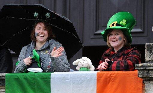So schön grün war der St. Patrick's Day 2012.