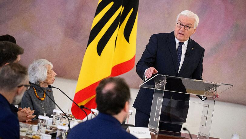 Bundespräsident Frank-Walter Steinmeier hatte Juden und Muslime, Israelis und Palästinenser ins Schloss Bellevue eingeladen.