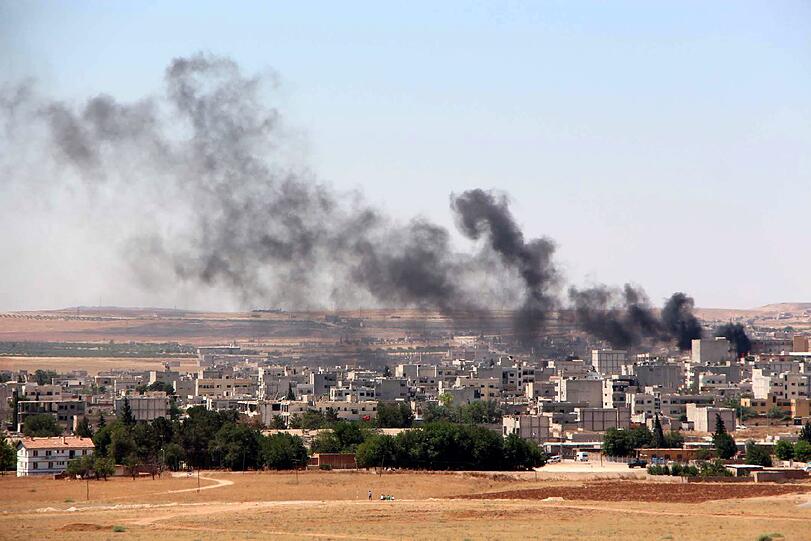 Die IS-Terrormiliz beherrscht im Norden und Osten Syriens riesige Gebiete.