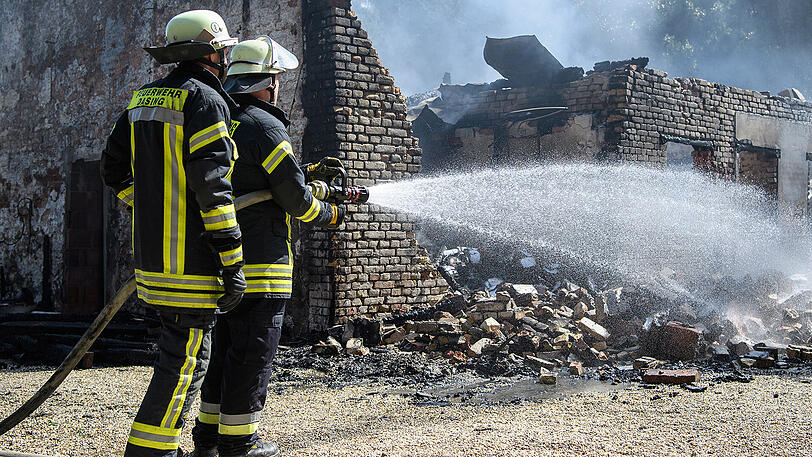 Durch den Brand im Freizeitpark bei Augsburg entstand ein Schaden in Millionenhöhe.