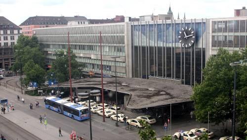 Der Münchner Hauptbahnhof: In der Früh wurde Feueralarm ausgelöst. Der Münchner Hauptbahnhof: In der Früh wurde Feueralarm ausgelöst.