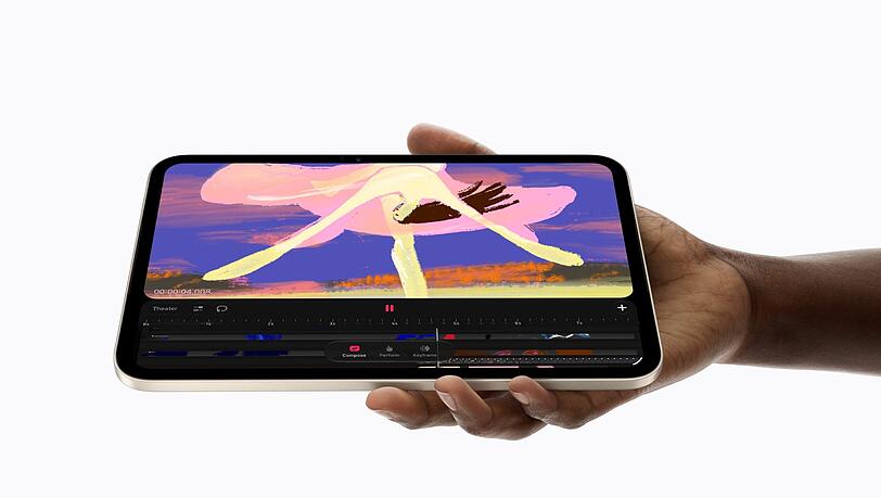 Passt noch in eine Hand: Apple stellte ein neues iPad mini vor, das am 6. November auf den Markt kommt.