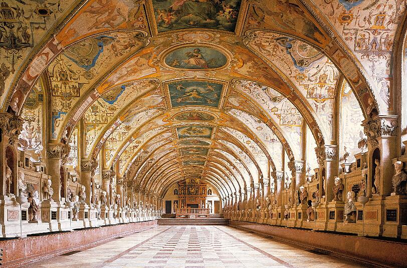 Der größte und prächtigste Renaissance-Saal nördlich der Alpen: das Antiquarium in der Residenz.